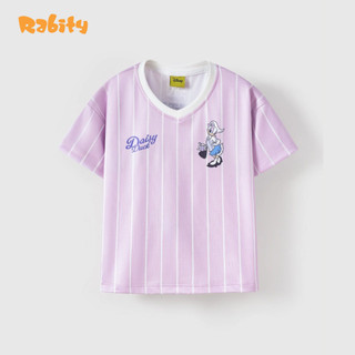 [Disney | Mickey] Áo thun ngắn tay kẻ sọc bé gái Rabity 500.137