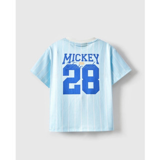 [Disney | Mikey] Áo thun ngắn tay kẻ sọc bé trai 500.138