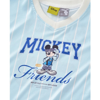 [Disney | Mikey] Áo thun ngắn tay kẻ sọc bé trai 500.138