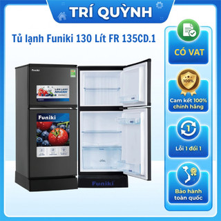 Tủ Lạnh Funiki 130 Lít FR-135CD.1, Tủ Lạnh 2 Cánh Tiết Kiệm Điện, Êm Ái Bảo hành 24 Tháng Tại Nhà
