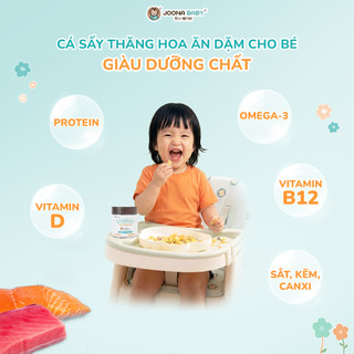 Cá Sấy Cho Bé Ăn Dặm - Combo Cá Sấy Thăng Hoa, Giàu Omega, 3 Protein, Không Gia Vị | Joona Baby