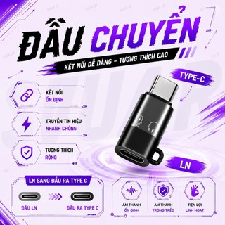 Jack Chuyển Đổi VUASI Cho Mic Thu Âm Không Dây Thu Âm Sang Chân Cắm Khác Kết Nối Điện Thoại Máy Tính