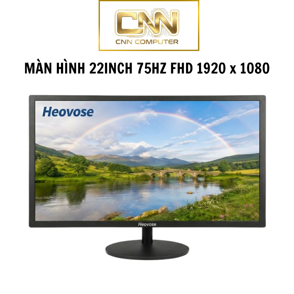 Màn hình Heovose 21.5inch 75Hz FHD MONITOR 1920 x 1080, Màn Giá Rẻ Chính Hãng Bảo Hành 12 Tháng | BigBuy360 - bigbuy360.vn