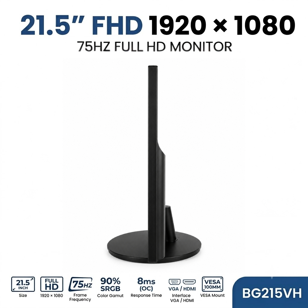 Màn hình Heovose 21.5inch 75Hz FHD MONITOR 1920 x 1080, Màn Giá Rẻ Chính Hãng Bảo Hành 12 Tháng | BigBuy360 - bigbuy360.vn