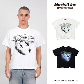 Áo thun MMESTLINE "OCEAN SOUL" form Boxy lụa vải Premium Slub
