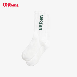 Wilson Crew Logo Sock Bright White/Sycamore Tất Thể Thao WU00017W028001
