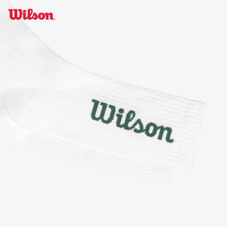 Wilson Crew Logo Sock Bright White/Sycamore Tất Thể Thao WU00017W028001
