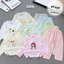 Bộ dài tay PHỐI KẺ MDKids cúc bấm vai chất liệu thun lạnh peptit họa tiết thú cho bé 4-14kg