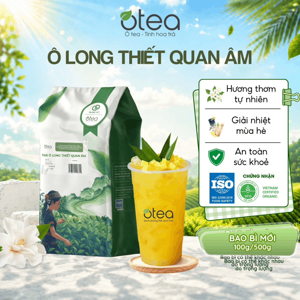 Trà Oolong Otea Thiết Quan Âm Thượng Hạng Hương Thơm Dày, Vị Trà Mạnh – Dòng Trà Danh Tiếng Cao Cấp