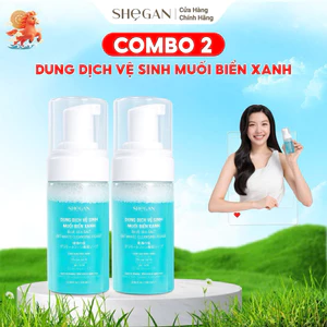 Combo 2 Chai Dung Dịch Vệ Sinh Phụ Nữ Tạo Bọt Tự Động SHeGAN 100ml - Khử Mùi, Dịu Nhẹ, Cân Bằng pH, Dưỡng Ẩm