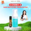Combo Dung Dịch Vệ Sinh Phụ Nữ Muối Biển Xanh, Serum Khử Mùi mờ Thâm Nách Và Chân SHeGAN - Khử Mùi, Thơm Mát, Tự Tin