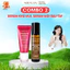 Combo Serum Dưỡng Hồng, Ngừa Khô, Mờ Thâm Môi Dâu Tây 6g & Serum Khử Mùi Mờ Thâm Nách Và Chân SHeGAN 9ml
