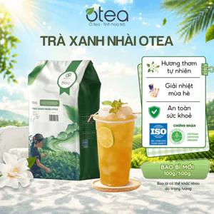 Trà Xanh Nhài Otea - Túi 1KG - Dòng Pha Chuyên Dụng (Trà sữa, trà trái cây)