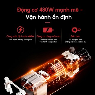 TIXX Máy Xay Sinh Tố 2L Động cơ 480W dao inox 304 đa năng Không cần lọc bã