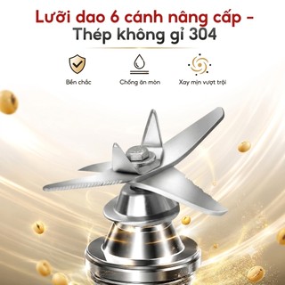 TIXX Máy Xay Sinh Tố 2L Động cơ 480W dao inox 304 đa năng Không cần lọc bã
