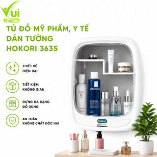 Hộp Đựng Giấy Vệ Sinh Treo Tường Hokori GD85 - Hộp Đựng Khăn Giấy Nhà Tắm Chống Bụi Chống Ẩm Bền Đẹp