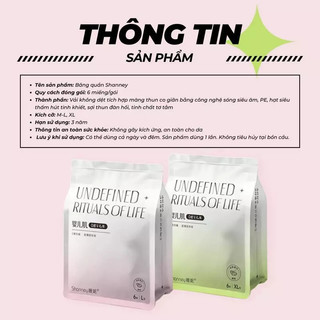 Băng vệ sinh nữ dạng quần Shanney STS vô hình mặc với mọi trang phục, mỏng nhẹ, chống tràn hiệu quả