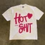 （24H SHIP）Áo thun rộng thoải mái-in chữ đậm hai lớp đơn giản-100% cotton-mềm mịn thoáng khí mùa hè-thời trang dễ phối đồ