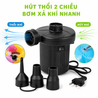 Bơm Điện Mini Hút Thổi Hai Chiều Đa Năng Kèm Ba Đầu GD88 - Máy Bơm Hơi Điện Mini Công Suất 50W