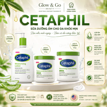 [Đủ Mẫu]Sữa Dưỡng Ẩm Cetaphil Moisturizing Lotion, Kem Dưỡng Ẩm Chuyên Sâu Cetaphil Moisturizing Cream Ultimate(Hàng Mỹ)