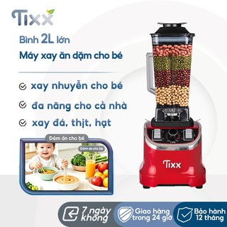 TIXX Máy Xay Sinh Tố 2L Động cơ 480W dao inox 304 đa năng Không cần lọc bã