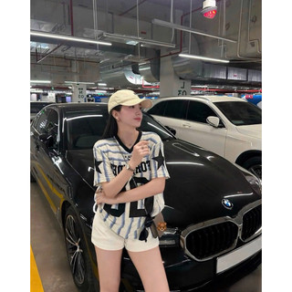 Áo Phông Kẻ Số 25 Siêu Hot QC [Có Sẵn]
