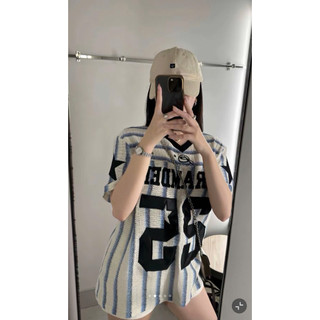 Áo Phông Kẻ Số 25 Siêu Hot QC [Có Sẵn]