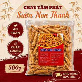 500g SƯỜN NON THANH/ GÂN ĐẬU NÀNH CHAY TÂM PHÁT