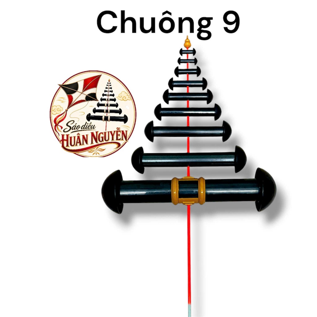 sáo diều chuông chùa, chuông nhà thờ d27- d60 siêu nhẹ chống đâm bổ