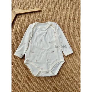 Bodysuit  dài tay chất liệu cotton xinh mềm mịn cho bé trai bé gái
