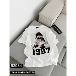 Áo Thun Nữ Cô Gái 1997 Form Rộng QCCC Cao Cấp
