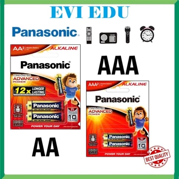 [Hàng chính hãng] Vỉ 2 Pin Panasonic AA / Pin AAA Super Alkaline 1,5V pin điều khiển pin tiểu pin đũa