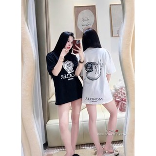 Áo Thun Nữ Mon Họa Tiết Form Rộng QCCC Cao Cấp