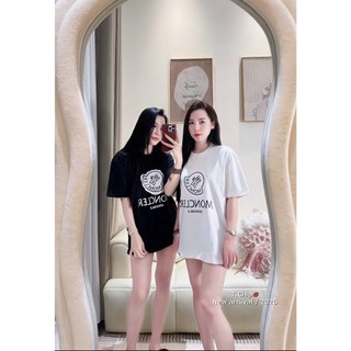 Áo Thun Nữ Mon Họa Tiết Form Rộng QCCC Cao Cấp