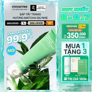 Sáp tẩy trang Green Tea Ceramide hương matcha lướt nhẹ trên da INNISFREE Green Tea Ceramide Cleansing Balm