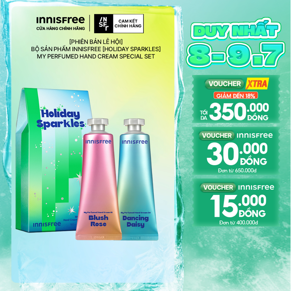 [Phiên bản Holidays] Bộ hai kem dưỡng da tay INNISFREE MY PERFUMED HAND CREAM SET