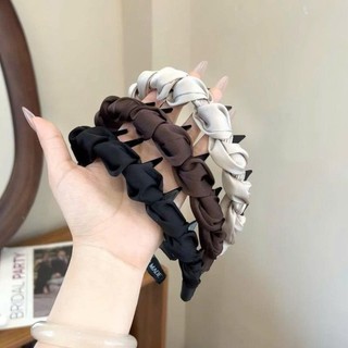 Cài Tóc Băng Đô Chữ Y Làm Phồng Tóc Kiểu Pháp Tiểu Thư Tròn Phong Cách Hàn Quốc