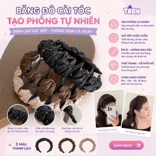 Cài Tóc Băng Đô Chữ Y Làm Phồng Tóc Kiểu Pháp Tiểu Thư Tròn Phong Cách Hàn Quốc
