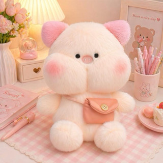 Gấu Bông Đeo Túi Xách Mini Đáng Yêu, Thú Nhồi Bông Dễ Thương & Thời Trang, Quà Tặng Trang Trí Siêu Xinh