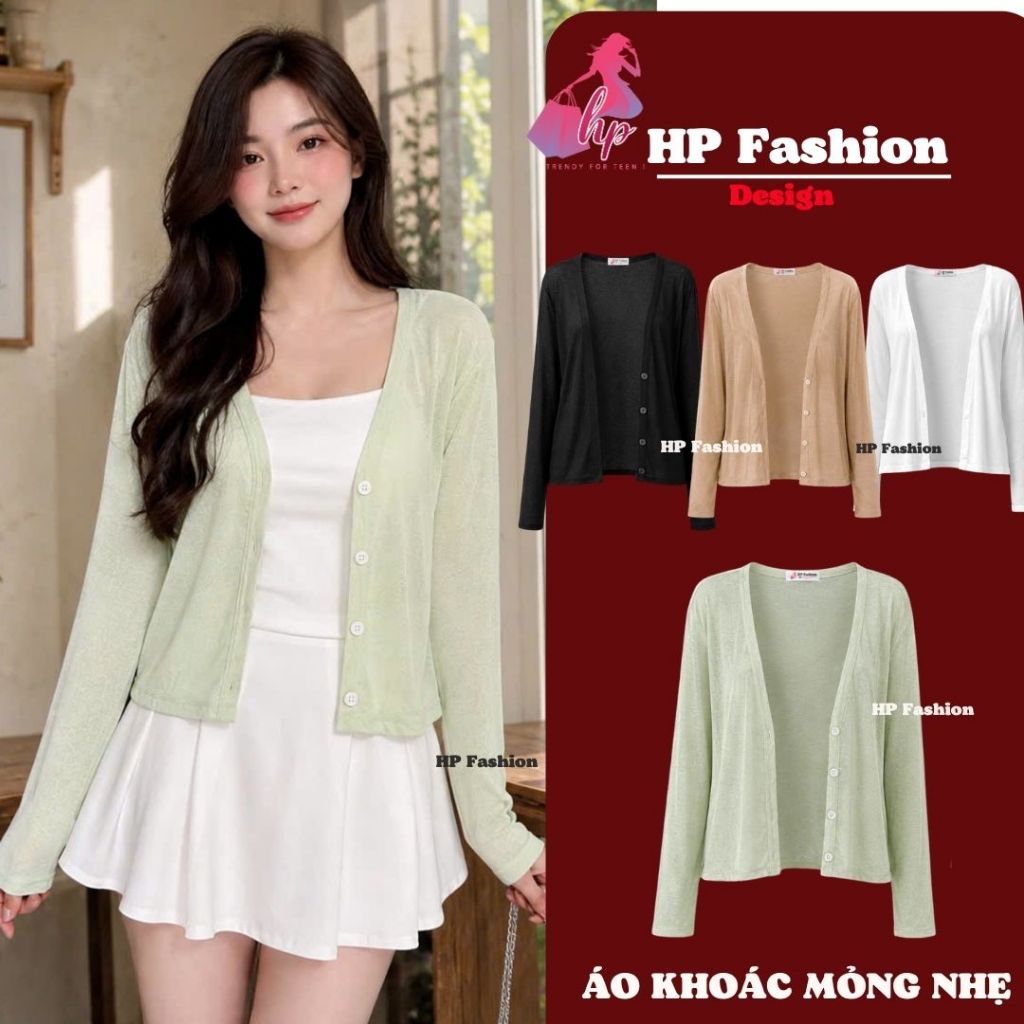 Áo khoác cardigan MỎNG NHẸ MÁT TRƠN 4 CÚC dáng dài ,áo phối kiểu mặc bên ngoài nữ tay dài vải cotton giấy A13 | BigBuy360 - bigbuy360.vn