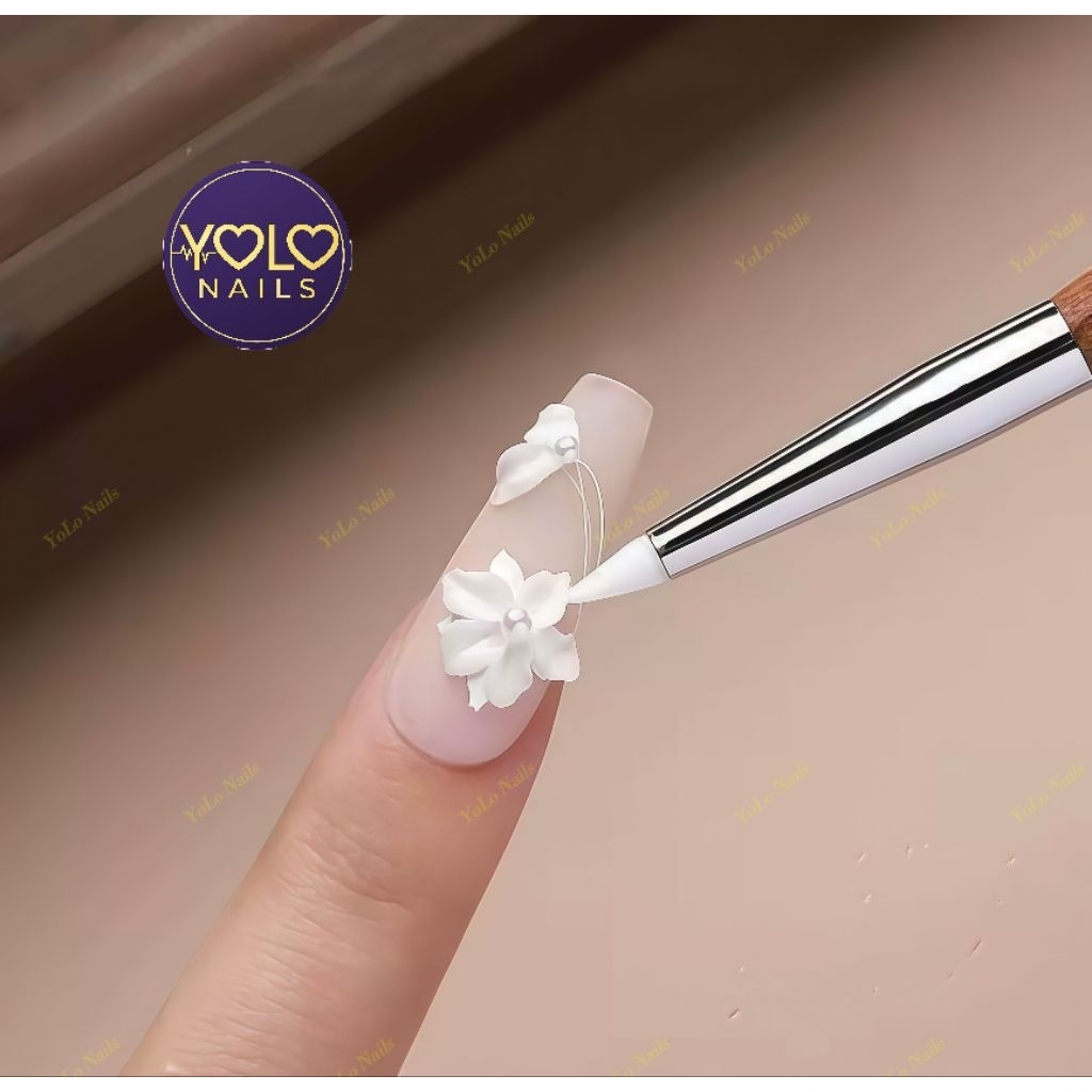 Cây Gỗ Nặn Hoa Gel 2 Đầu Mới Dễ Thao Tác Giúp Thợ Nails Tiết Kiệm Thời Gian