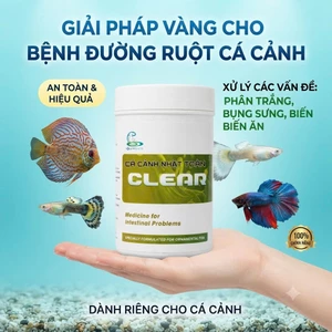 CZ9 CLEAR HỖ TRỢ SÌNH BÌNH, PHÂN TRẮNG CHO CÁ CẢNH