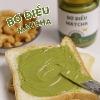 Bơ Điều Matcha Thuận Thiên - Bơ Hạt Điều Bùi Béo Sánh Mịn kết hợp với Matcha Nhật chát thanh, Bữa Sáng Tiện Lợi bổ dưỡng