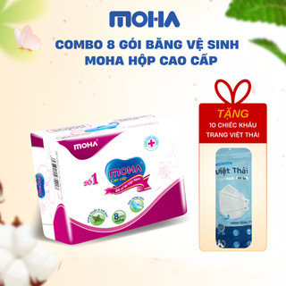 Băng vệ sinh cao cấp MOHA có cánh, không cánh, hàng ngày, bvs đêm, bvs quần