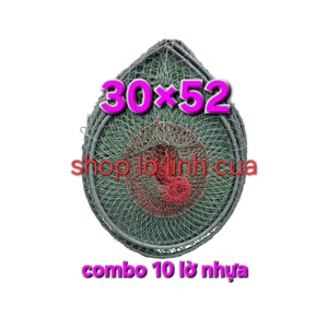 combo 10 lờ tròn 30×52 3 vành nhựa 8 ly (không kèm cây)