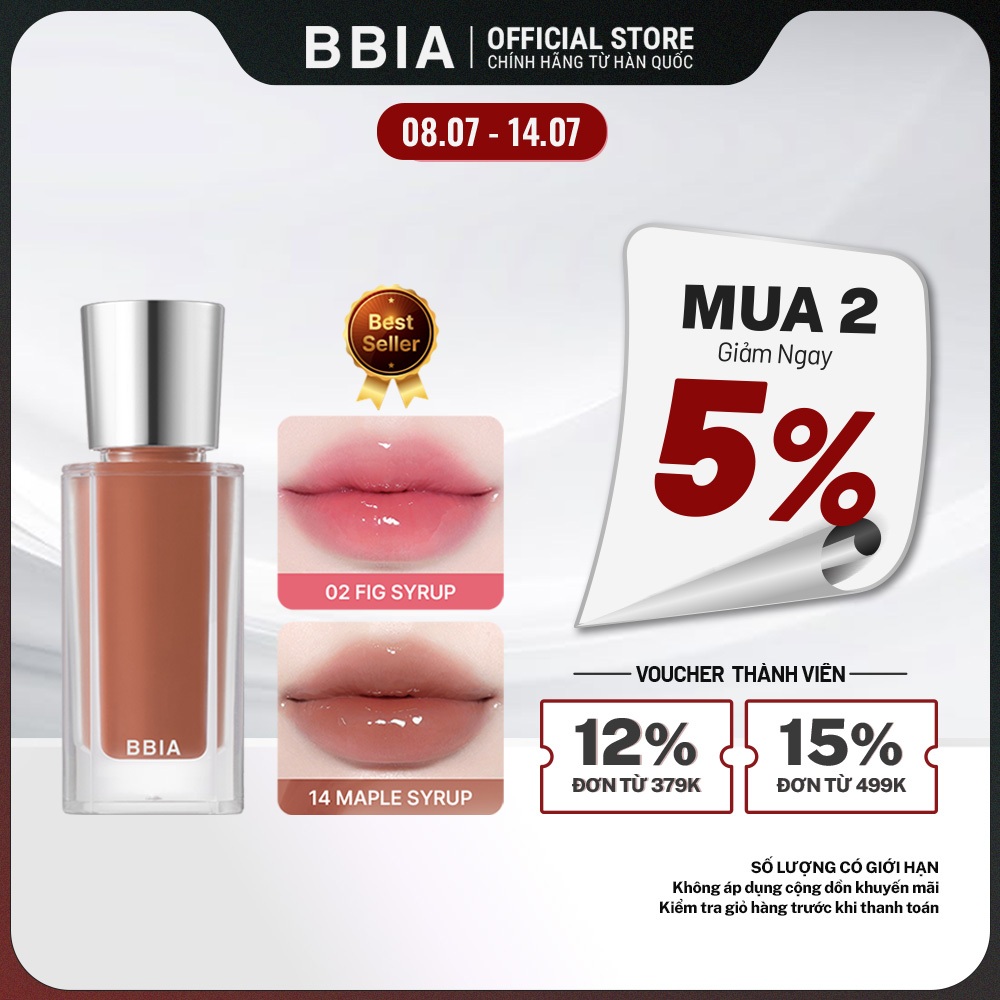 Son bóng mượt mà BBIA Over Glaze 4.5g