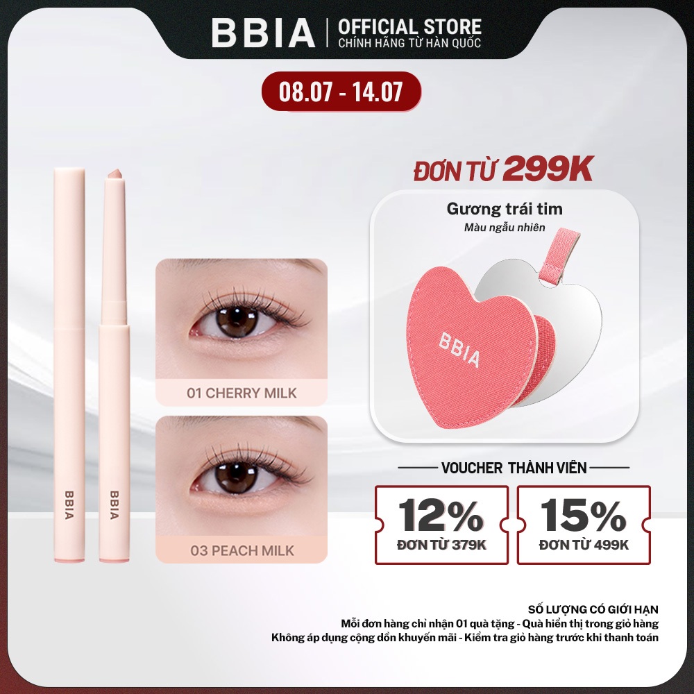 Chì kẻ bọng mắt mềm mượt, không lem trôi BBIA Last Powder Pencil 0.8g