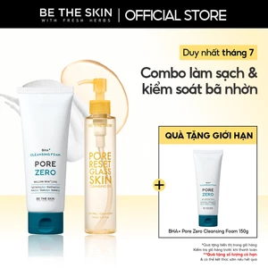 Combo Làm Sạch & Kiểm Soát Bã Nhờn BETHESKIN (Sữa Rửa Mặt 150g & Dầu Tẩy Trang 150ml)