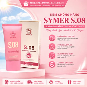 Kem chống nắng SYMER S.08 – Dưỡng da, nâng tone, chống tia UV – Hàng chuẩn Spa