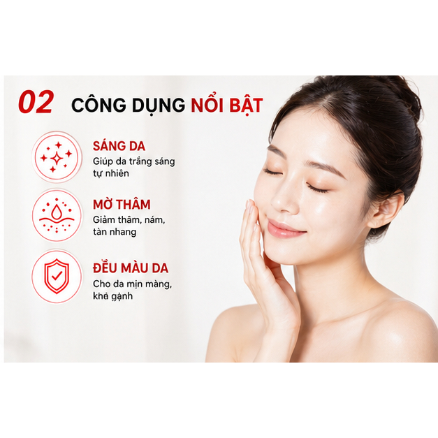 ✨Xà phòng axit Kojic - Xà phòng làm sáng và trắng da, làm mờ vết thâm nám và sẹo mụn, thích hợp sử dụng cho toàn thân.